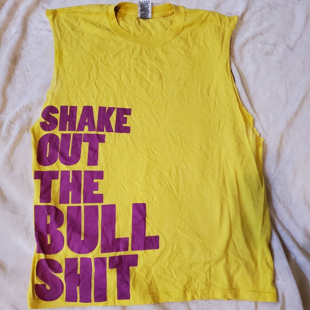 Vintage shake out the bull shit tshirt